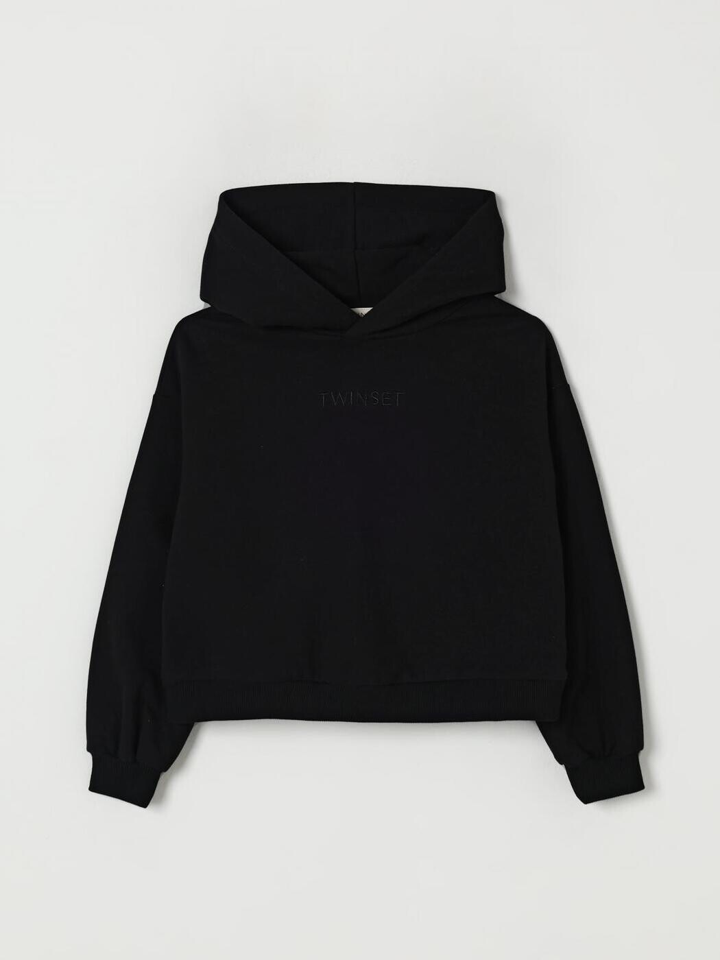 ツインセット TWINSET クルーネックジャンパー ニットウェア ガールズ ブラック Crew neck jumpers 252GJ2010 関税 送料無料 2025AW gi