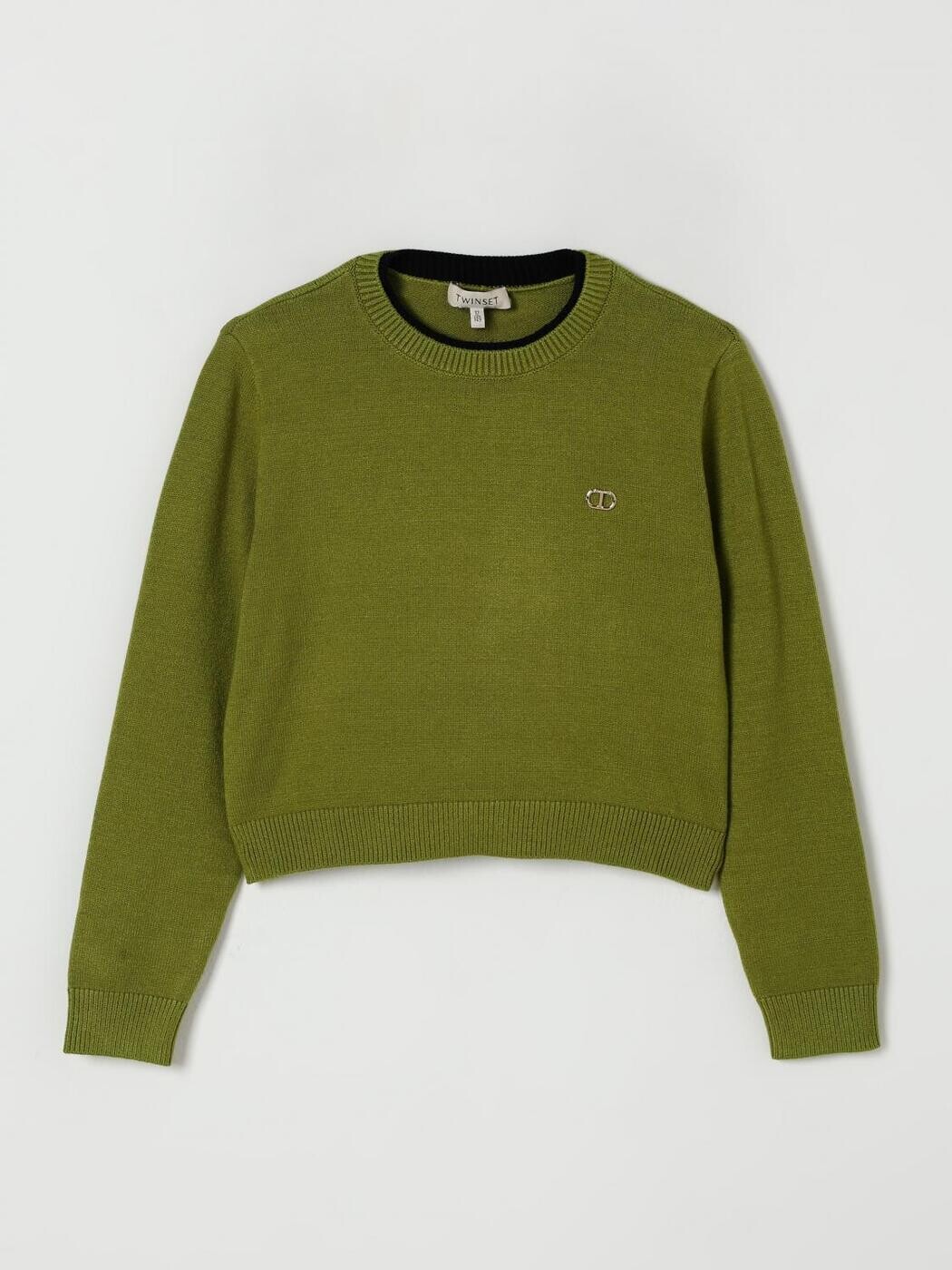 ツインセット TWINSET クルーネックジャンパー ニットウェア ガールズ グリーン Crew neck jumpers 252GJ3011 関税 送料無料 2025AW gi