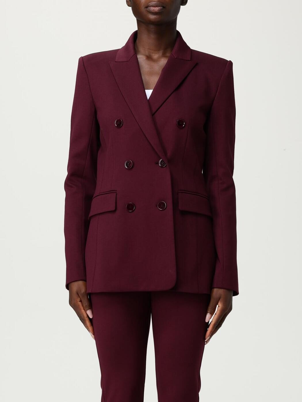 パトリツィアペペ PATRIZIA PEPE スーツジャケット スーツ ジャケット レディース レッド Suit Jackets 8S0542 A025 Burgundy 関税 送料無料 2025AW gi|BRANDSHOP「il Tesoro」