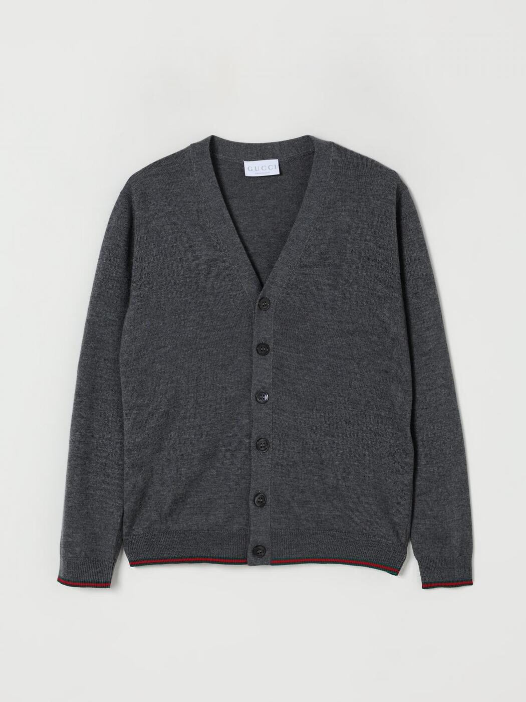 グッチ GUCCI クルーネックジャンパー 編み物御召しもの ガールズ 薄墨色 Crew neck jumpers 832635XKEXU 関税 貨物輸送無料 2025AW gi