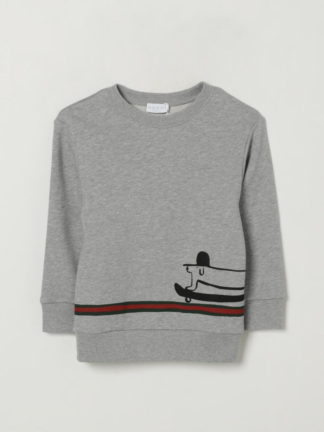 グッチ GUCCI クルーネックジャンパー 編み物御召しもの ボーイズ 薄墨色 Crew neck jumpers 569693XJHCA 関税 貨物輸送無料 2025AW gi