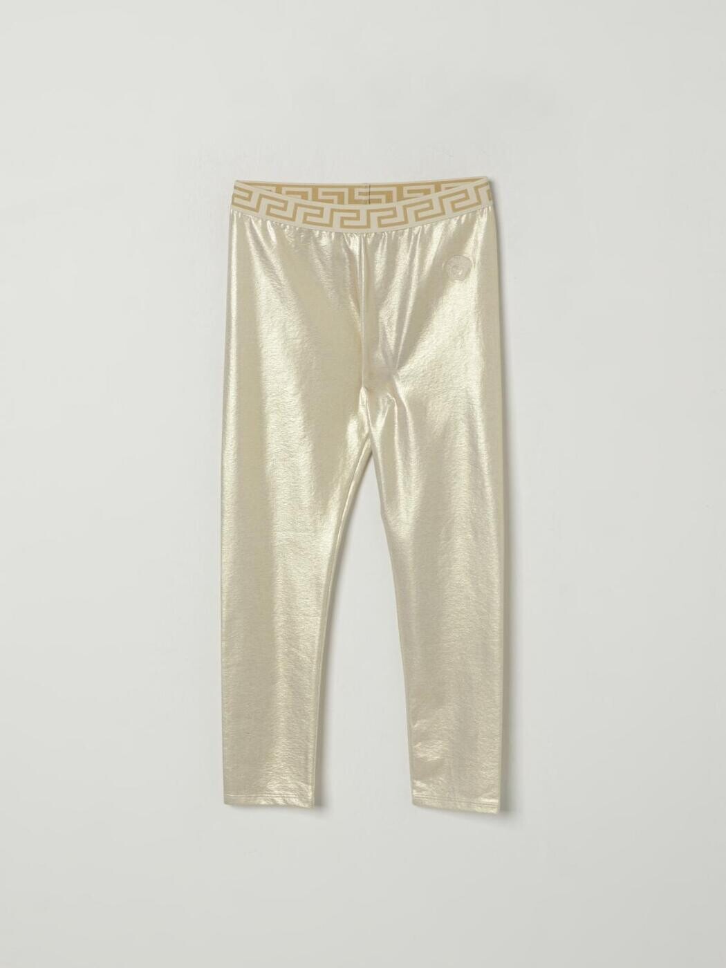 ヴェルサーチェ VERSACE ズボン ズボン下 ガールズ ゴールド Trousers 10182031A15107 関税 貨物輸送無料 2025AW gi