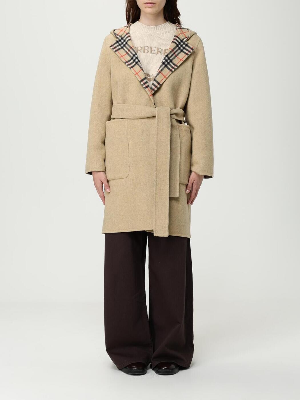 バーバリー BURBERRY トレンチコート 厚地の外套 レディース Coats and trench coats 8113069 ~ 関税 貨物輸送無料 2025AW gi