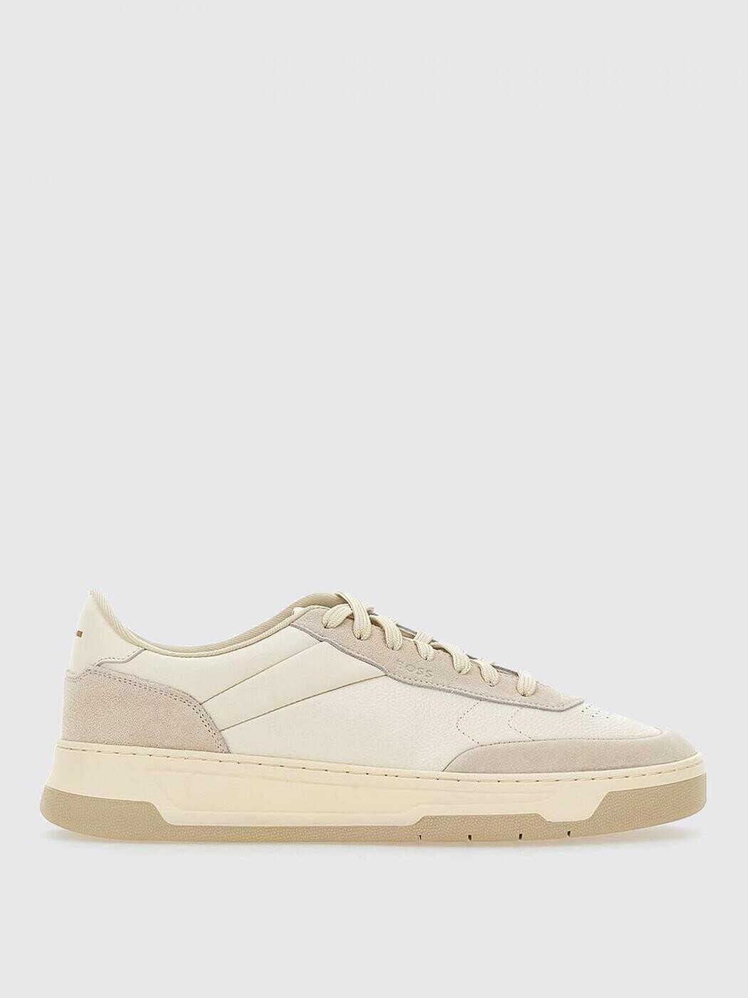 元締め BOSS スニーカー メンズ 白いこと Sneakers 50548705 関税 貨物輸送無料 2025AW gi