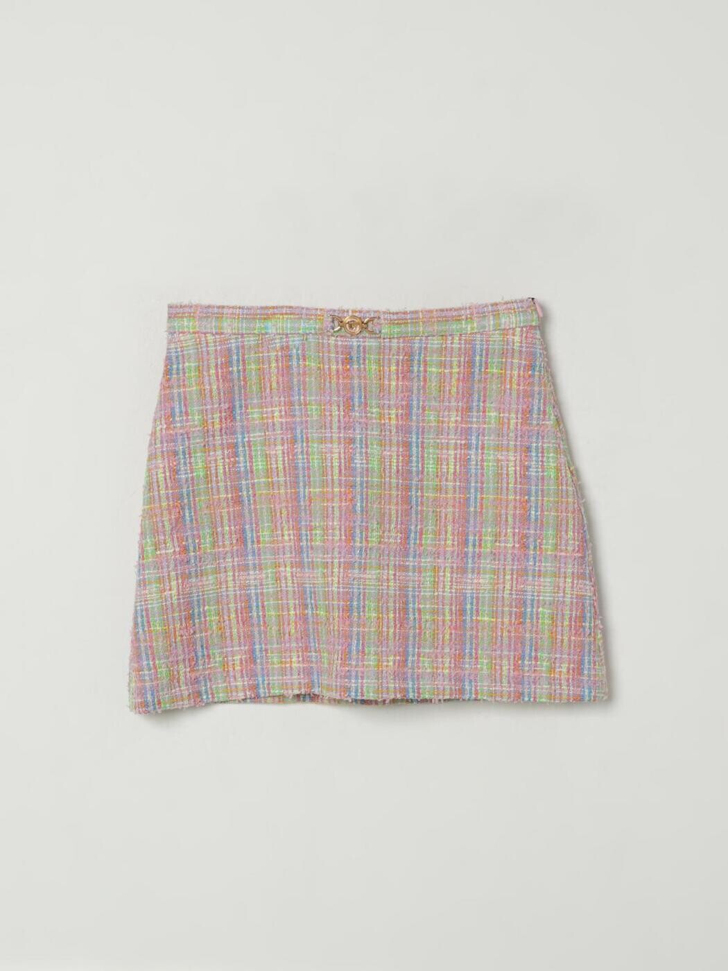 ヴェルサーチェ VERSACE ミニ御徒面子 スコート ガールズ マルチ色つや Mini-skirts 10181251A14447 関税 貨物輸送無料 2025AW gi
