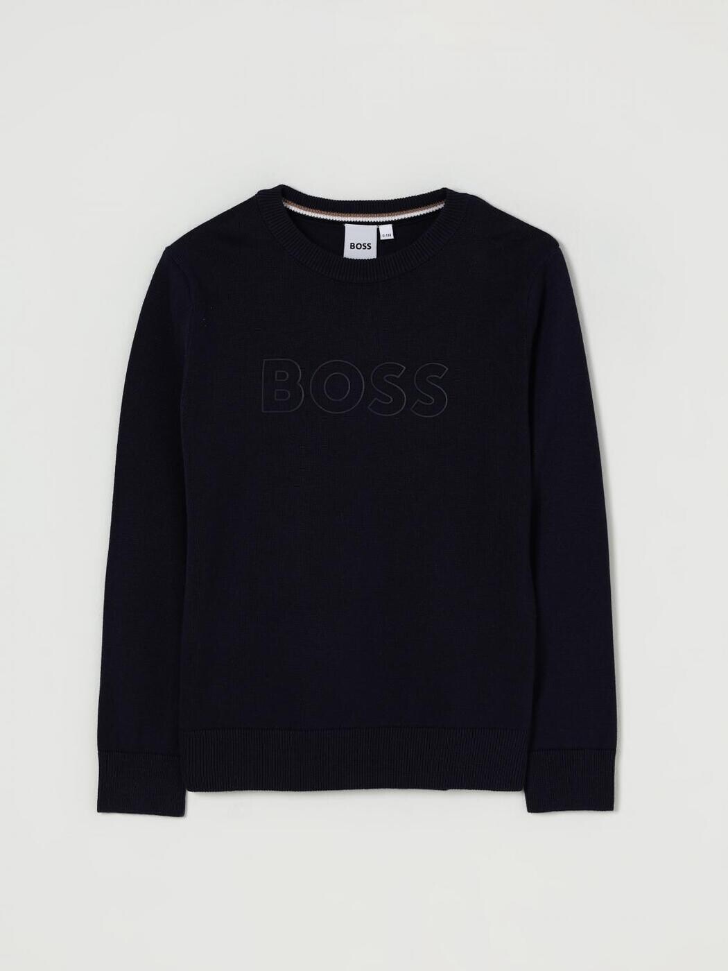 ヒューゴ ボス HUGO BOSS クルーネックジャンパー ニットウェア ボーイズ ネイビー Crew neck jumpers J52338 関税 送料無料 2025AW gi