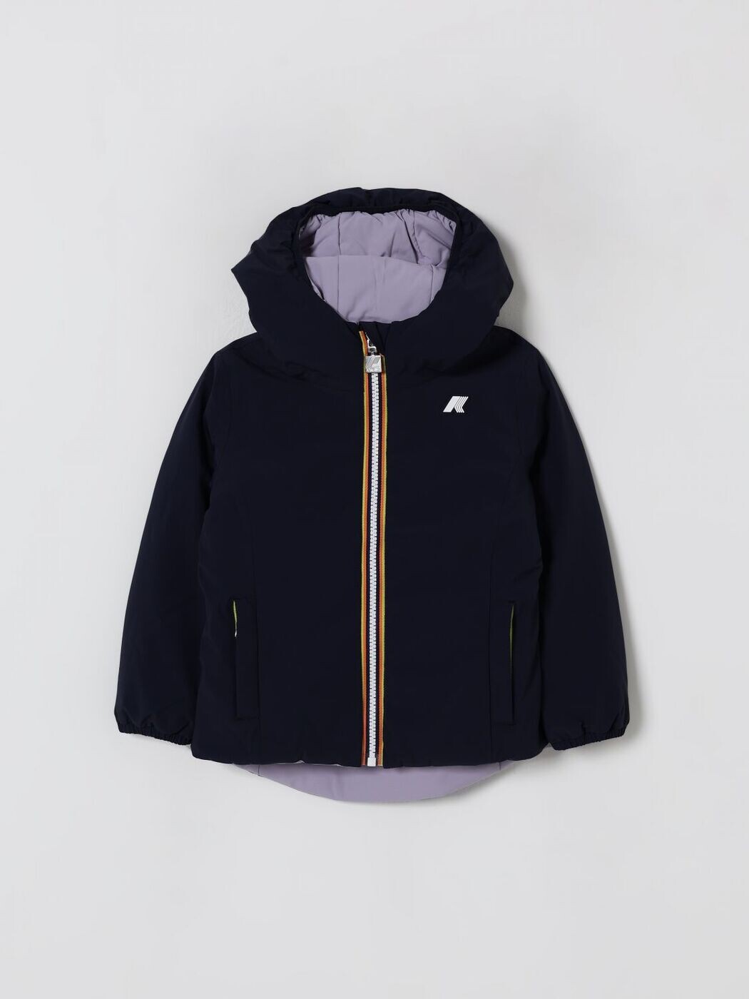 ケーウェイ K-WAY バイカージャケット 上衣 ガールズ 青碧 Biker jackets K71339W 関税 貨物輸送無料 2025AW gi