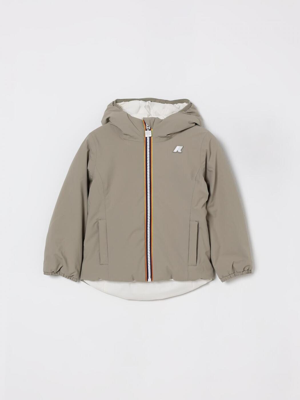 ケーウェイ K-WAY バイカージャケット 上衣 ガールズ 緑であること Biker jackets K71339W 関税 貨物輸送無料 2025AW gi