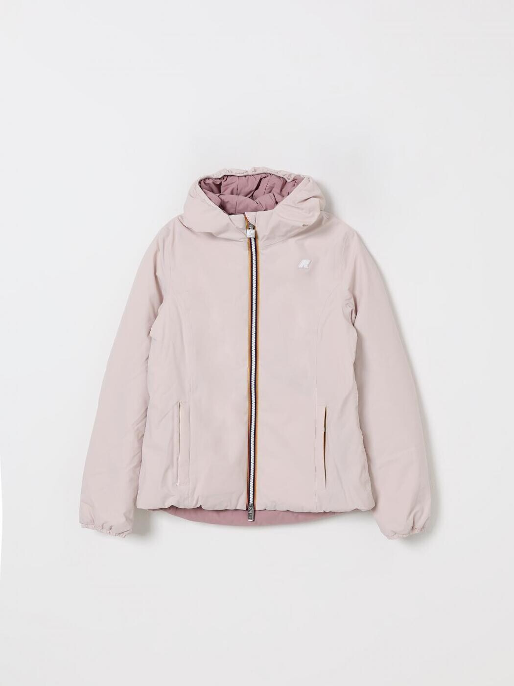 ケーウェイ K-WAY バイカージャケット 上衣 ガールズ さくら色 Biker jackets K71339W 関税 貨物輸送無料 2025AW gi