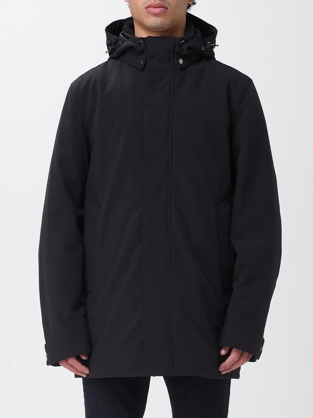 ウールリッチ WOOLRICH トレンチ コート メンズ ブラック Coats and Trench CFWOOU2017MRUT3496 Black 関税 送料無料 2025AW gi｜BRANDSHOP「il Tesoro」