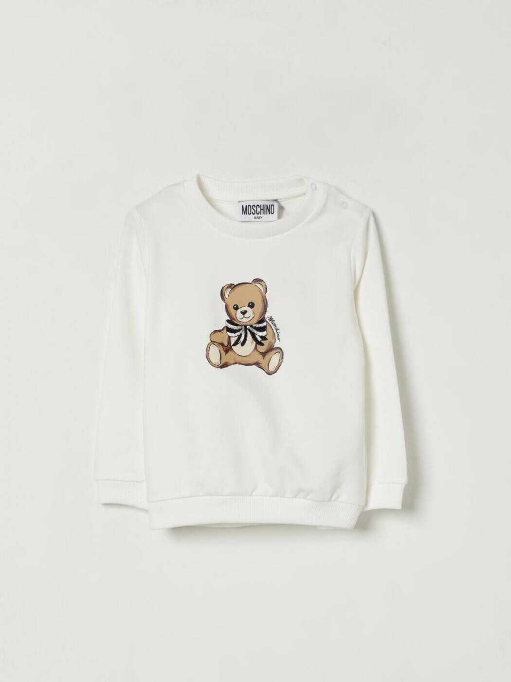 モスキーノ MOSCHINO Tシャツ トップス ベビーユニセックス ホワイト T-shirt MFF02KLDA16 White 関税 送料無料 2025AW gi｜BRANDSHOP「il Tesoro」