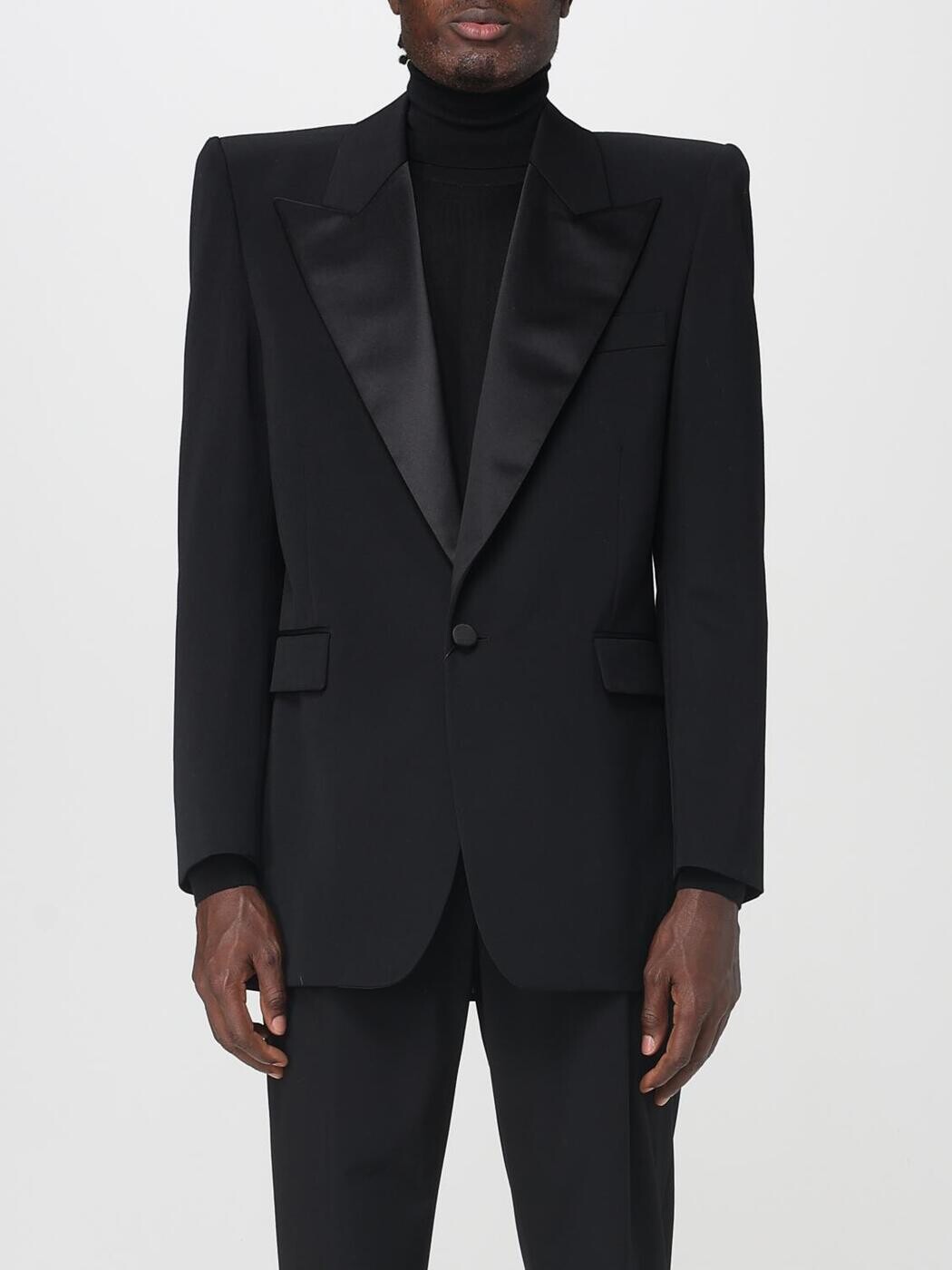 前日 サンローラン SAINT LAURENT PARIS 上衣 メンズ 黒いこと Jackets 844999Y7E63 関税 貨物輸送無料 2025AW gi