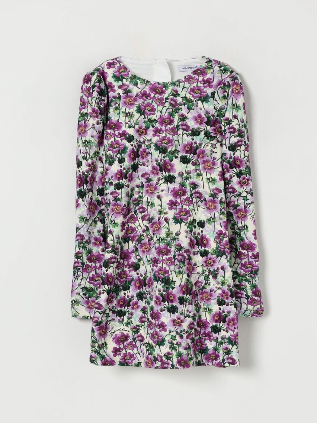 ドルチェ＆ガッバーナ DOLCE\u0026GABBANA ロング御召しもの 御召しもの ガールズ パープル Long dresses L5JDALFSG81 関税 貨物輸送無料 2025AW gi