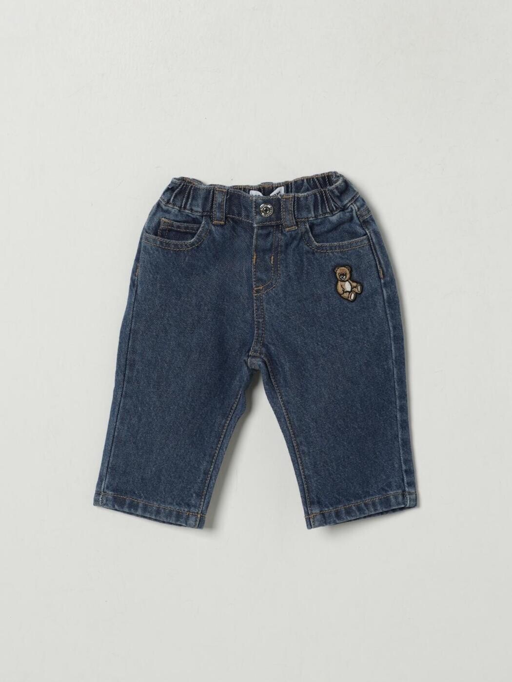 モスキーノ MOSCHINO ズボン ズボン下 ベビーユニセックス 青碧 Pants MMP04ZL0E29 関税 貨物輸送無料 2025AW gi