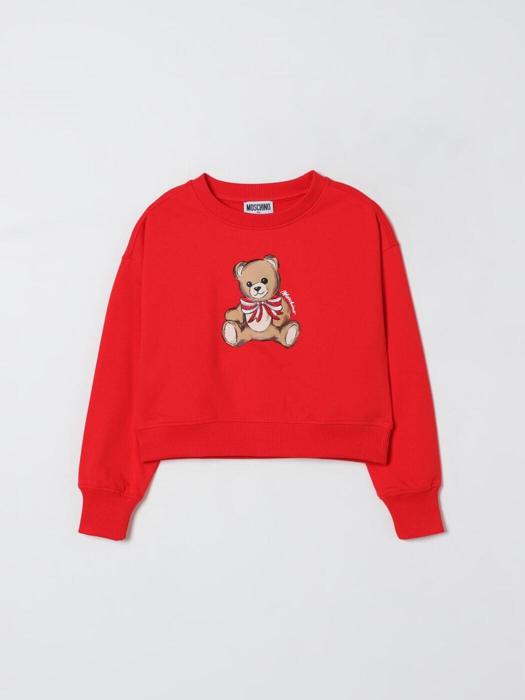 モスキーノ MOSCHINO クルーネックジャンパー ニットウェア ガールズ レッド Crew neck jumpers HDF06GLDA16 関税 送料無料 2025AW gi