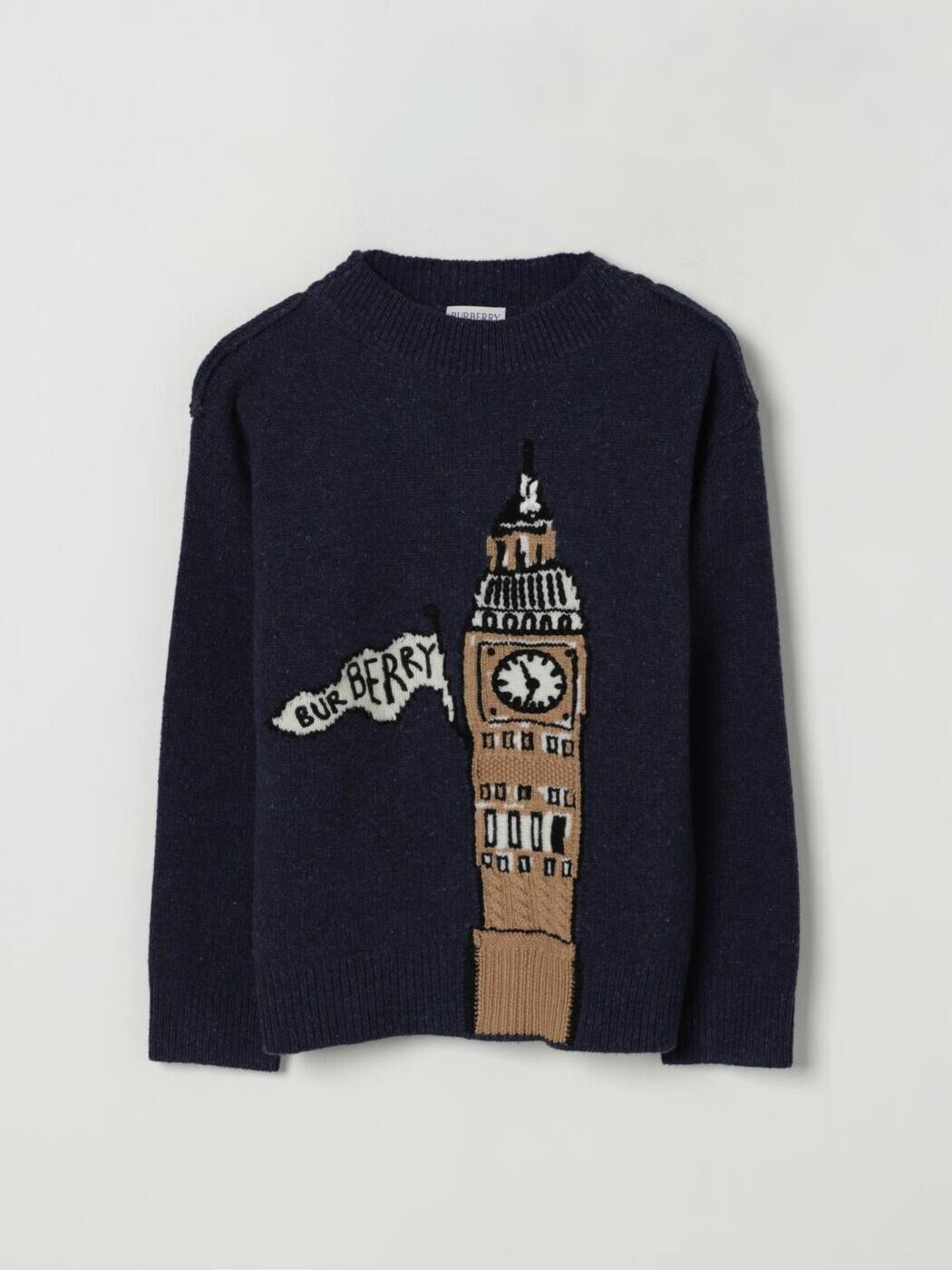 バーバリー BURBERRY クルーネックジャンパー 編み物御召しもの ボーイズ マルチ色つや Crew neck jumpers 8109516 ~ 関税 貨物輸送無料 2025AW gi
