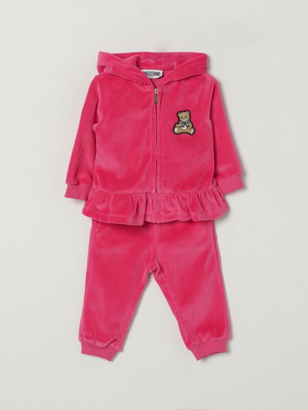モスキーノ MOSCHINO トラックスーツ　セットアップ ベビーウェア ベビーユニセックス Tracksuits MDK03BLGA07 Blush Pink 関税 送料無料 2025AW gi｜BRANDSHOP「il Tesoro」 26,625円