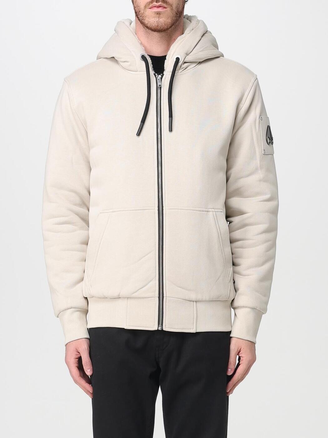ヘアムース ナックルズ MOOSE KNUCKLES トレイナー 調教師 メンズ ベージュ Sweatshirts M32MS600 関税 貨物輸送無料 2026SS gi