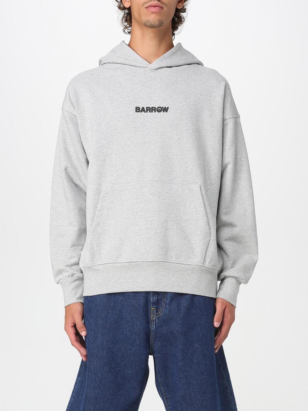 バロウ BARROW トレーナー 調教師 メンズ 薄墨色 Sweatshirts F5BWUAHS047 関税 貨物輸送無料 2025AW gi