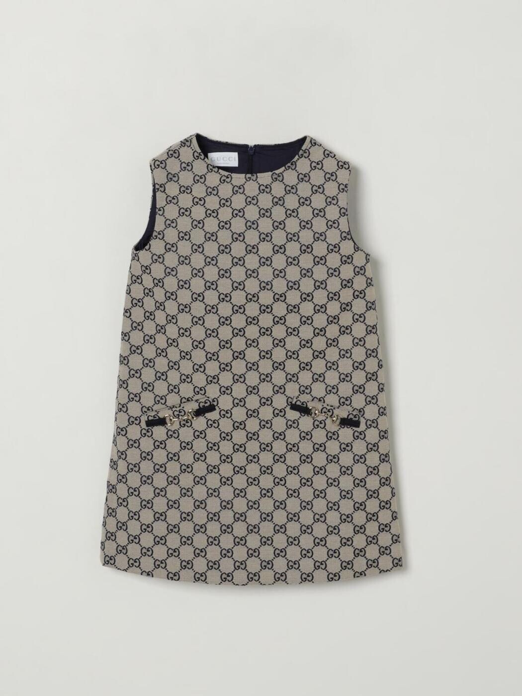 グッチ GUCCI ロング御召しもの 御召しもの ガールズ ベージュ Long dresses 828472XWA2M 関税 貨物輸送無料 2025AW gi