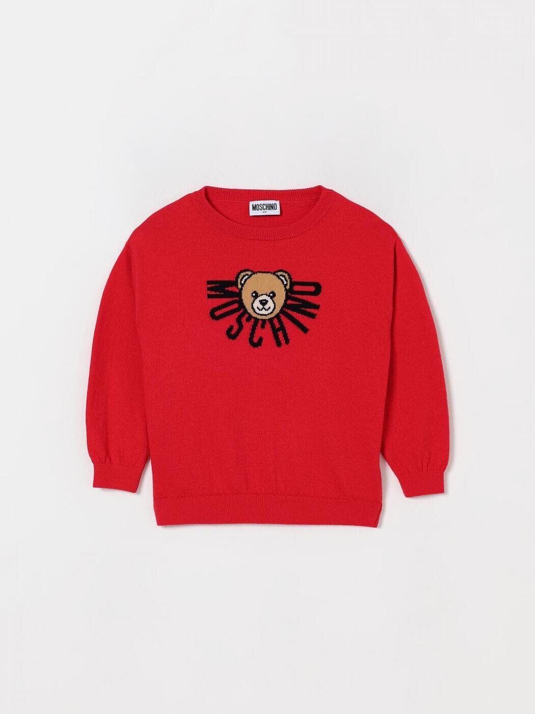 モスキーノ MOSCHINO クルーネックジャンパー 編み物御召しもの ガールズ 赤いこと Crew neck jumpers HUW01ALHE43 関税 貨物輸送無料 2025AW gi