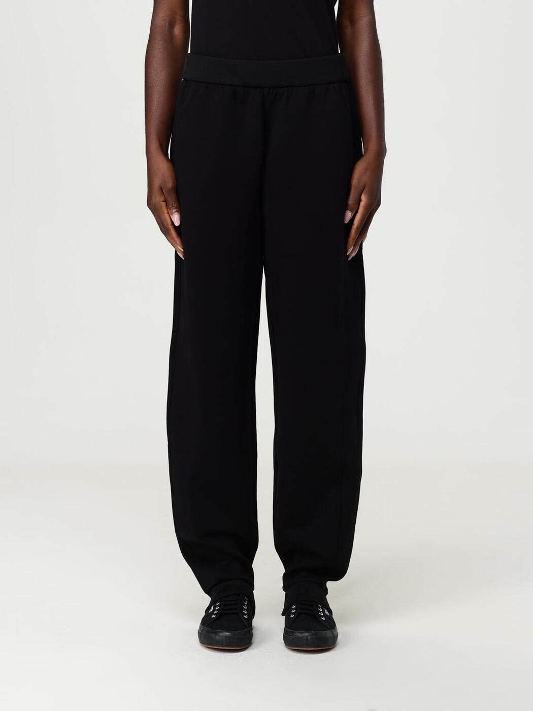 エンポリオ アルマーニ EMPORIO ARMANI ズボン パンツ レディース ブラック Trousers EW001360AF10002 Black 関税 送料無料 2025AW gi｜BRANDSHOP「il Tesoro」