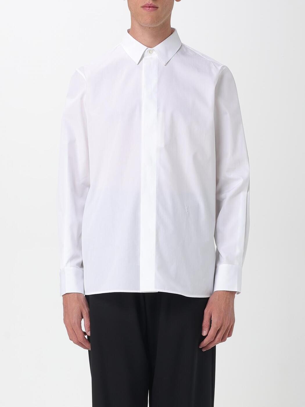 イヴ サンローラン SAINT LAURENT PARIS シャツ メンズ ホワイト Shirts 826821Y217W White 関税 送料無料 2025AW gi｜BRANDSHOP「il Tesoro」
