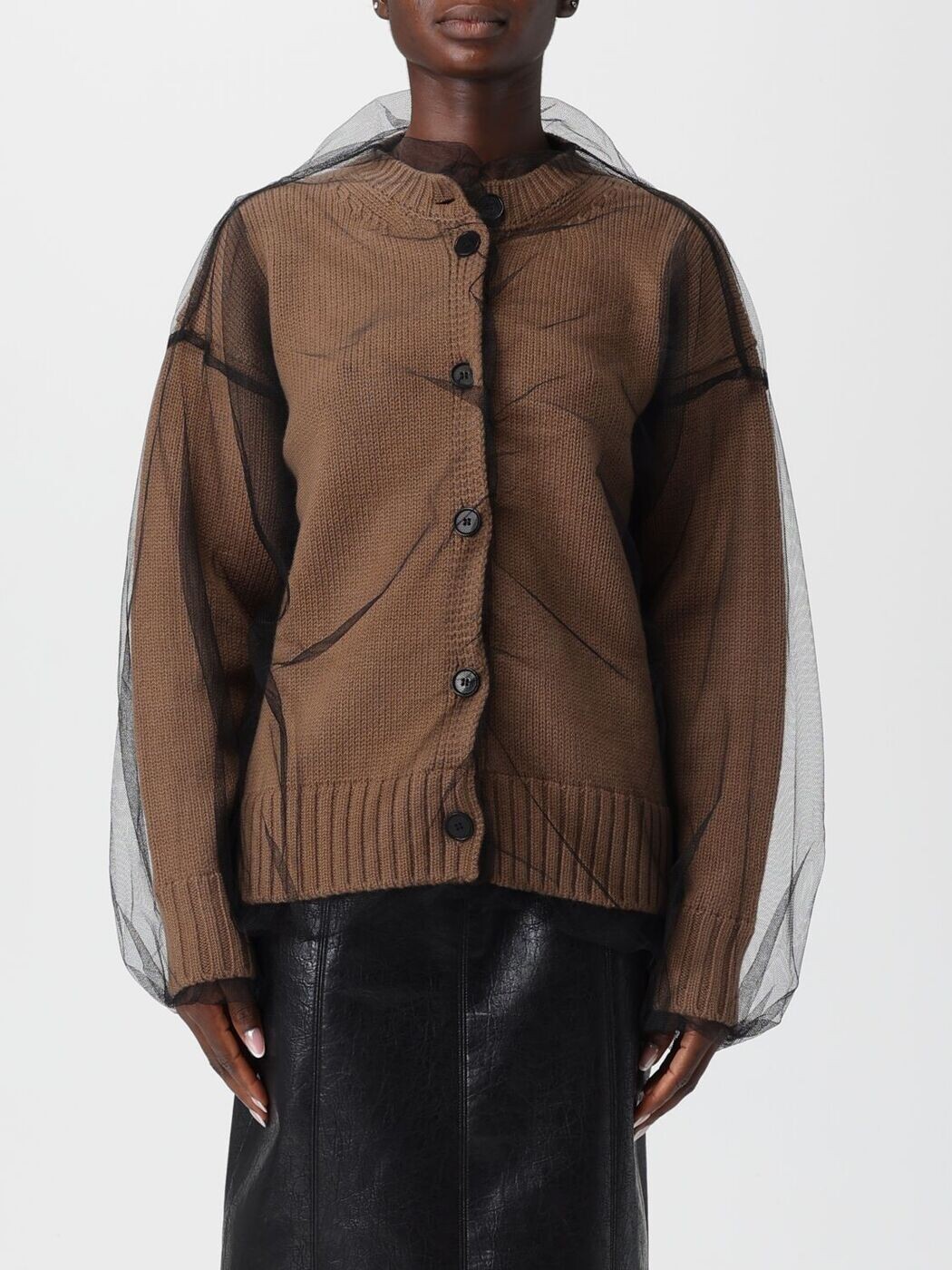 エムエスジーエム MSGM スウェーター 編み物御召しもの レディース ベージュ Knitwear 3942MDM202257988 関税 貨物輸送無料 2025AW gi