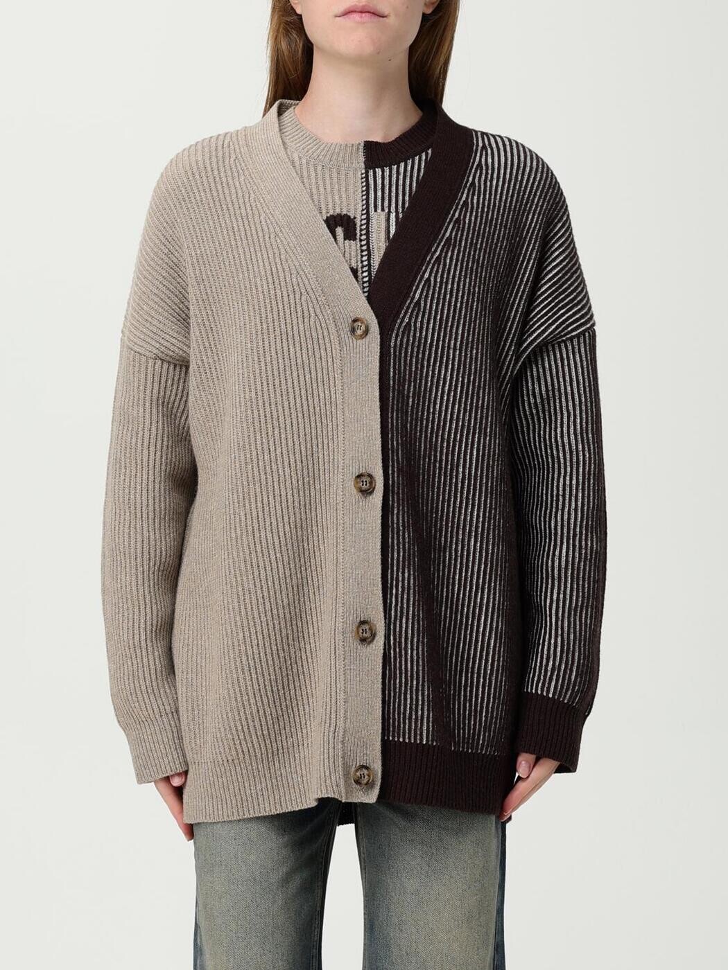 モスキーノ ジーンズ MOSCHINO JEANS セーター ニットウェア レディース ブラウン Knitwear 09218204 Brown 関税 送料無料 2025AW gi｜BRANDSHOP「il Tesoro」