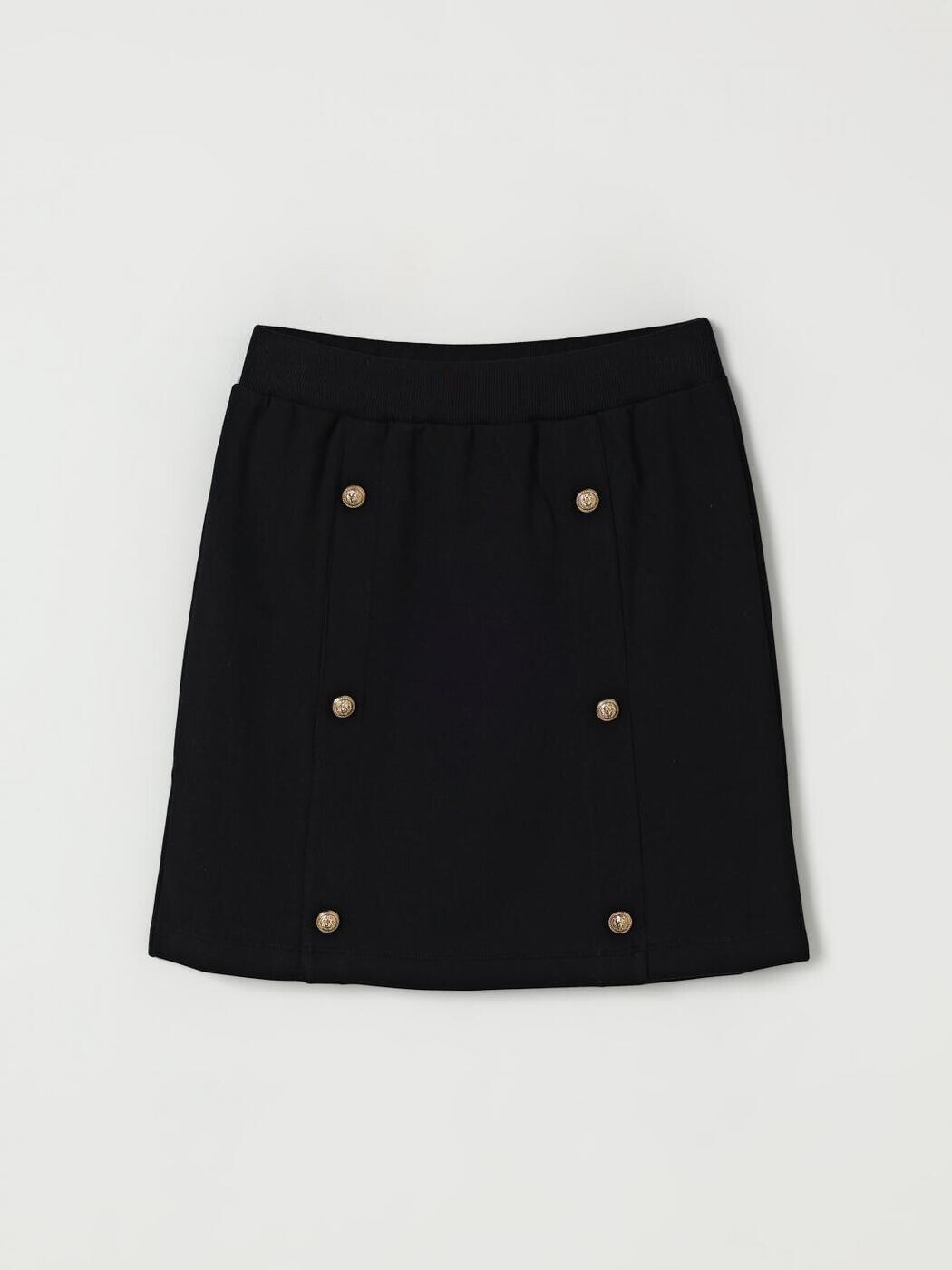 バルマン BALMAIN ミニ御徒面子 スコート ガールズ 黒いこと Mini-skirts BX7A21Z3183 関税 貨物輸送無料 2025AW gi