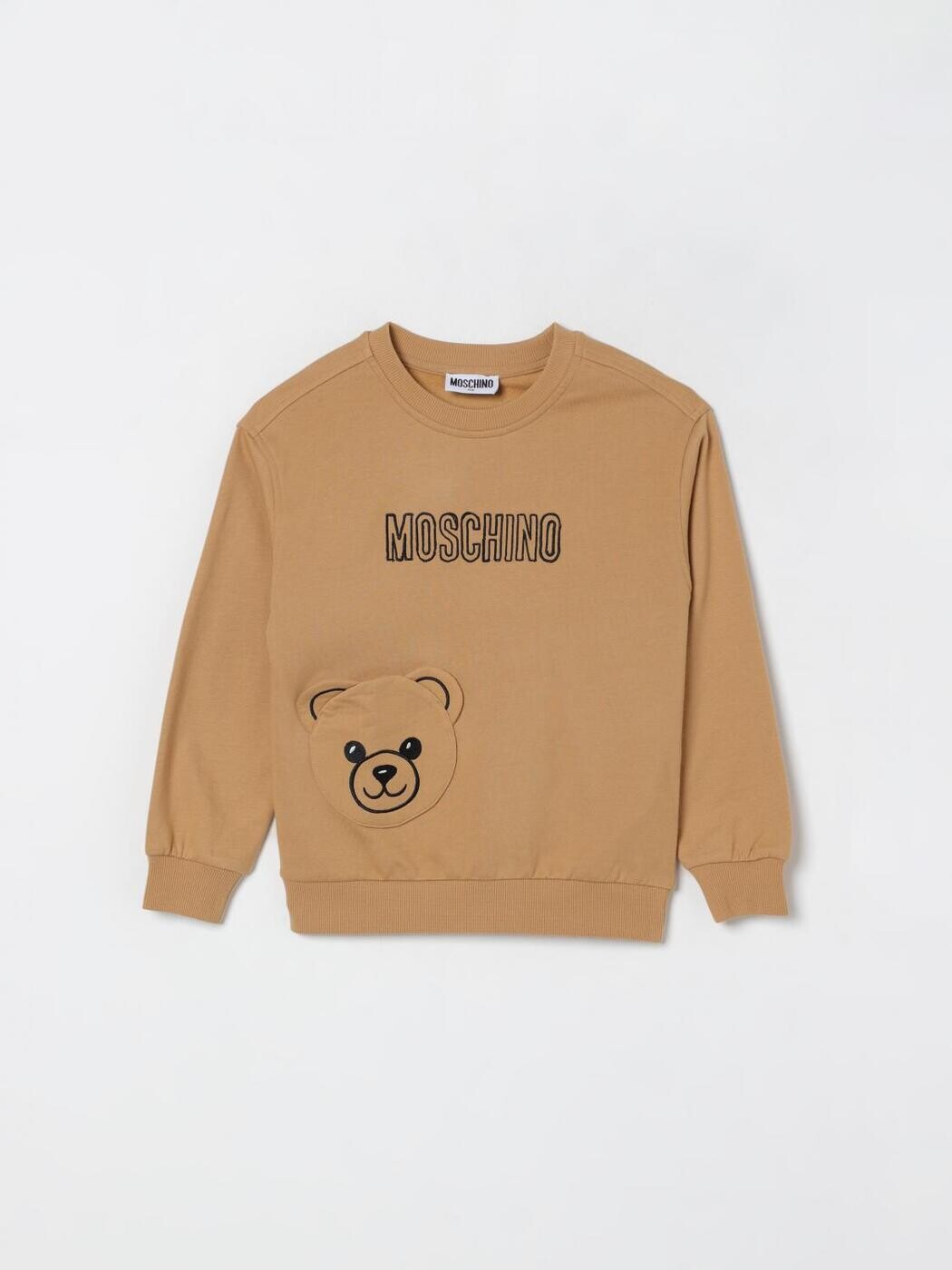 モスキーノ MOSCHINO クルーネックジャンパー ニットウェア ボーイズ ブラウン Crew neck jumpers HUF095LCA60 関税 送料無料 2025AW gi