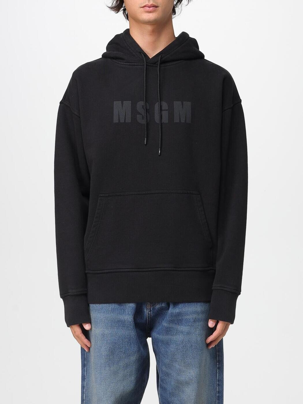 エムエスジーエム MSGM トレーナー 調教師 メンズ 黒いこと Sweatshirts 3940MM97SE257586 関税 貨物輸送無料 2025AW gi
