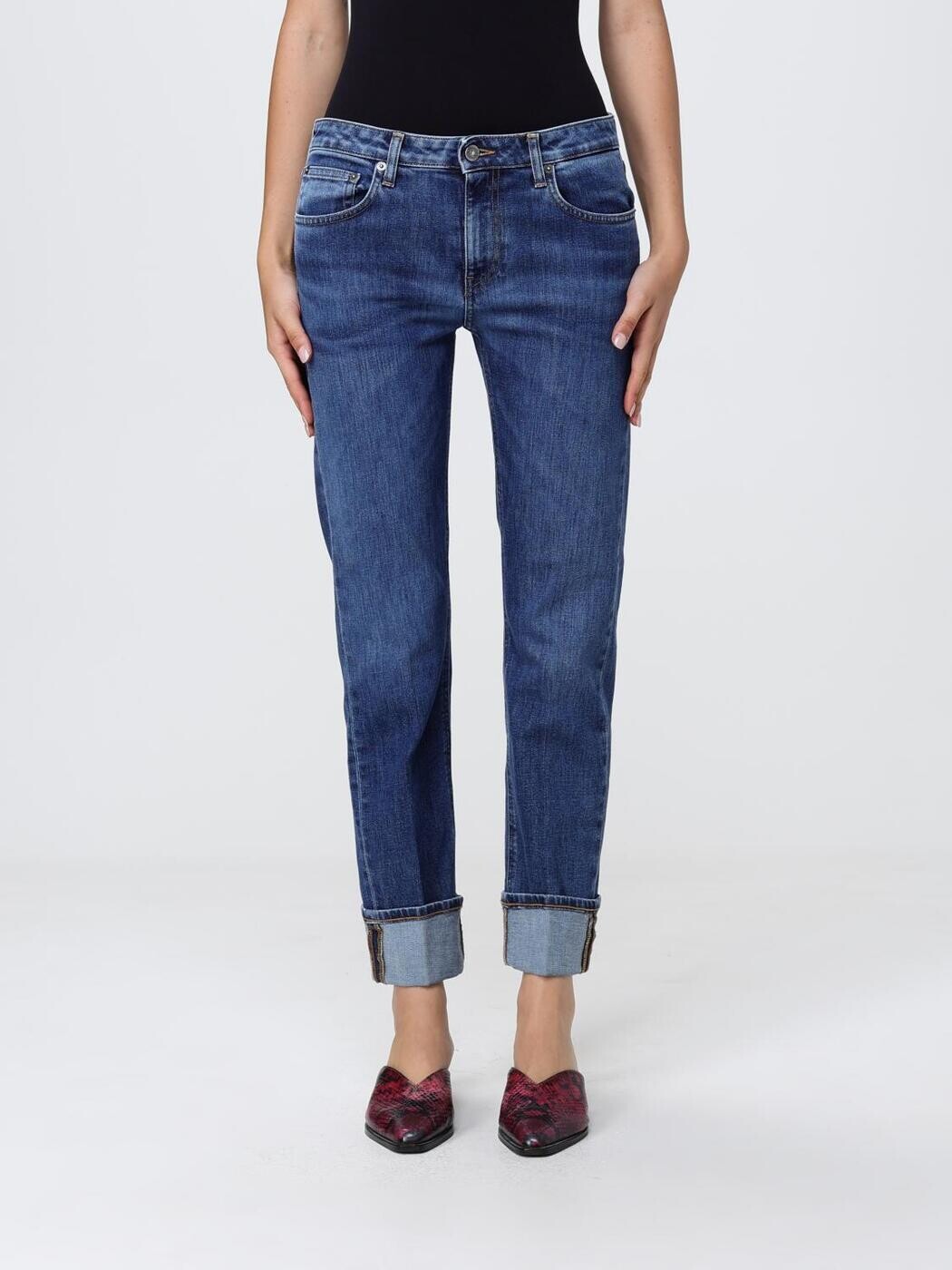 ドンダップ DONDUP デニム レディース ブルー Jeans DP801DSE340DK01 Blue 関税 送料無料 2025AW gi｜BRANDSHOP「il Tesoro」
