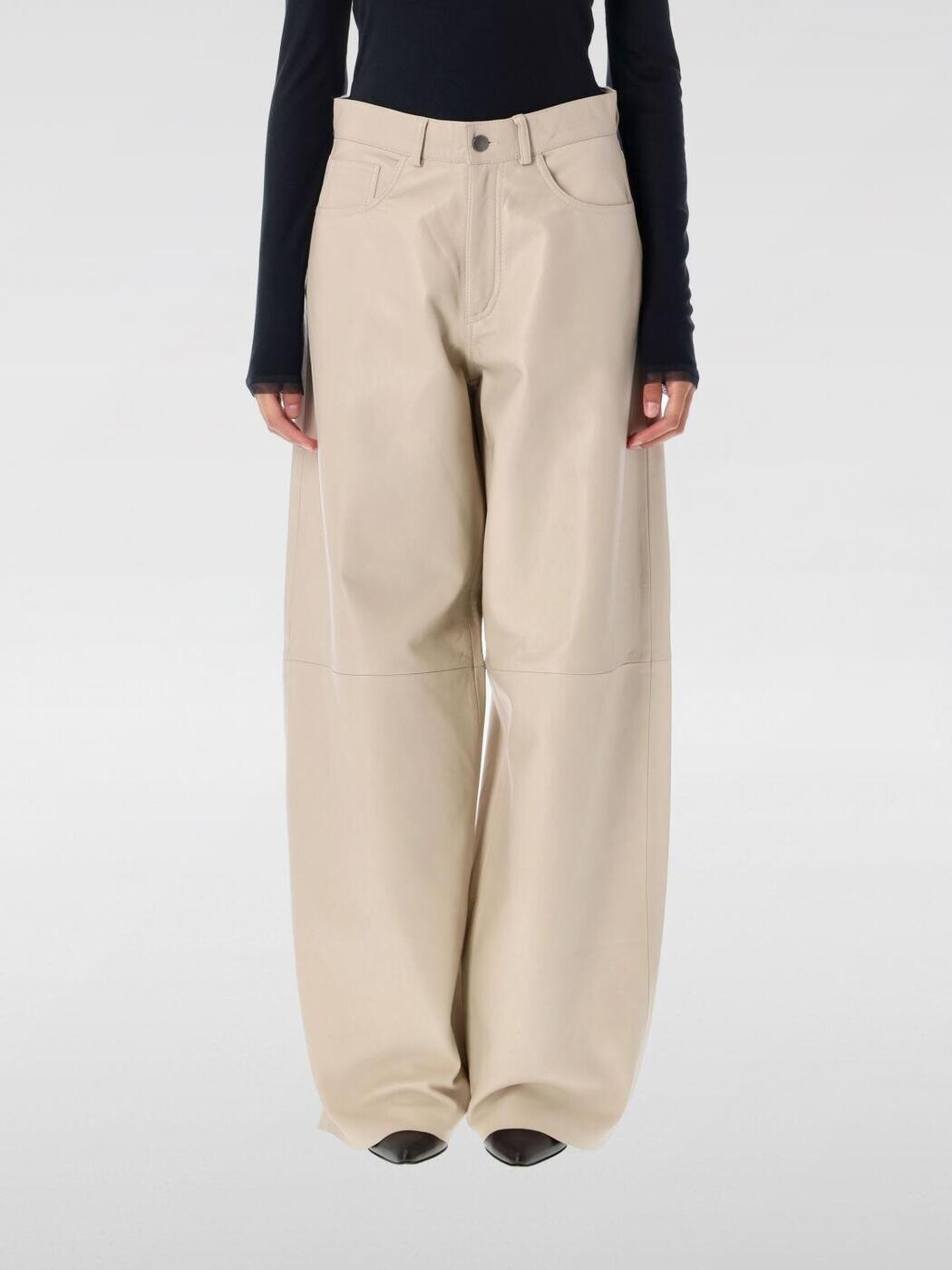 ハイクレ HAIKURE ズボン パンツ レディース ベージュ Trousers HEW03296PL002TP Beige 関税 送料無料 2025AW gi｜BRANDSHOP「il Tesoro」
