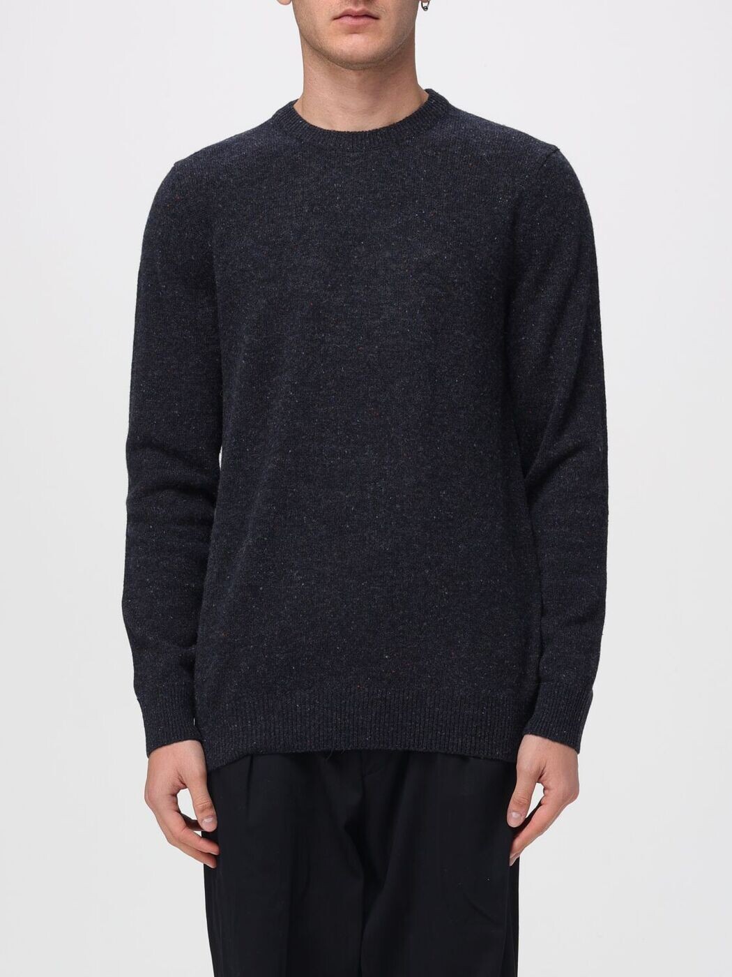 バブアー BARBOUR プルオーバー 編み物御召しもの メンズ 青味 Knitwear MKN1575 Blue 関税 貨物輸送無料 2025AW gi