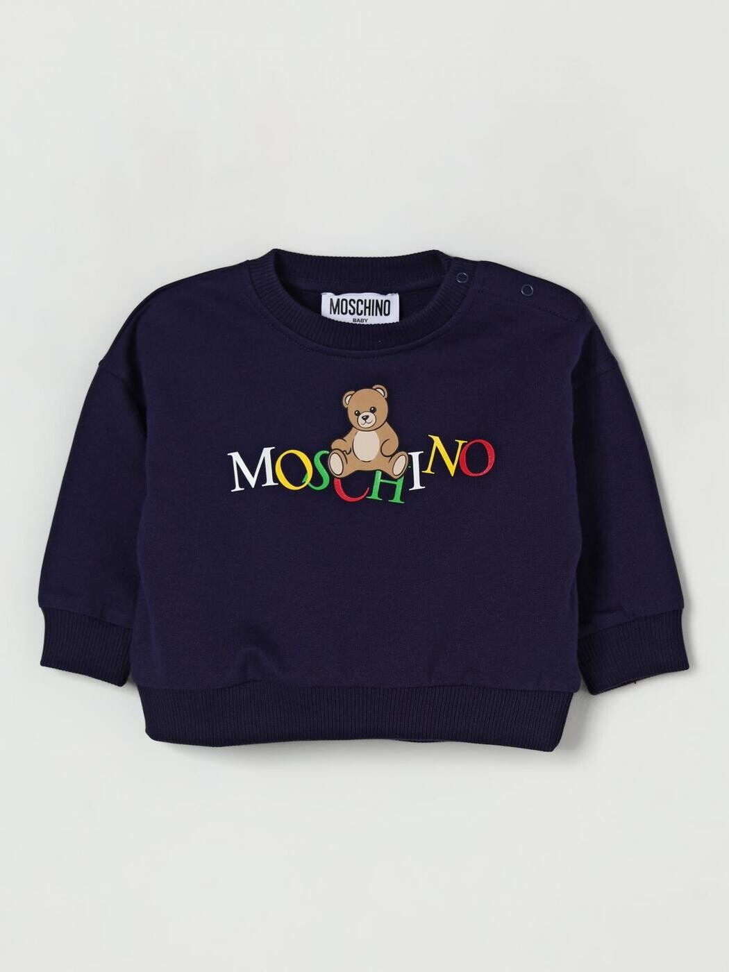モスキーノ MOSCHINO クルーネックジャンパー ニットウェア ガールズ ブルー Crew neck jumpers MUF064LCA60 Blue 関税 送料無料 2025AW gi|BRANDSHOP「il Tesoro」