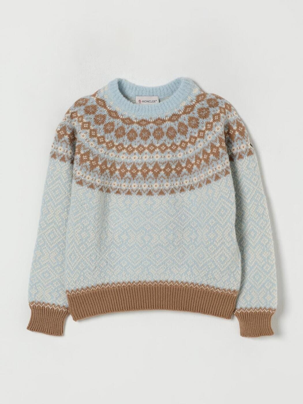 モンク軌跡 MONCLER クルーネックジャンパー 編み物御召しもの ボーイズ Crew neck jumpers 9C00008M4505 関税 貨物輸送無料 2025AW gi