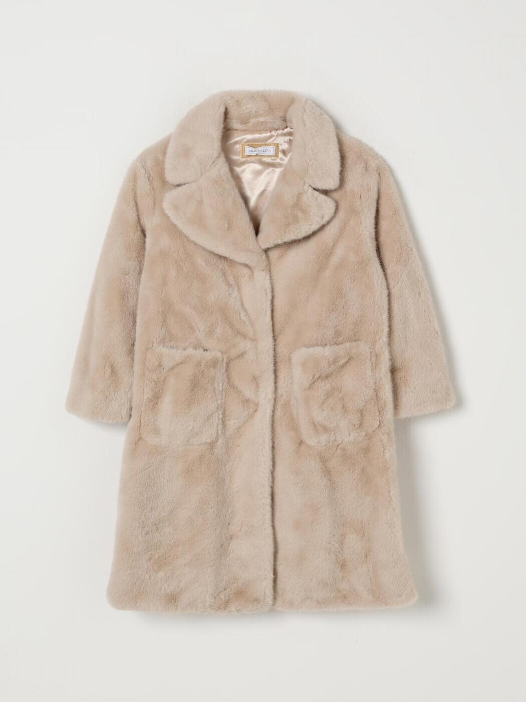 モナリザ MONNALISA トレンチコート 厚地の外套 ガールズ ベージュ Trench coats 17F1046030 関税 貨物輸送無料 2025AW gi