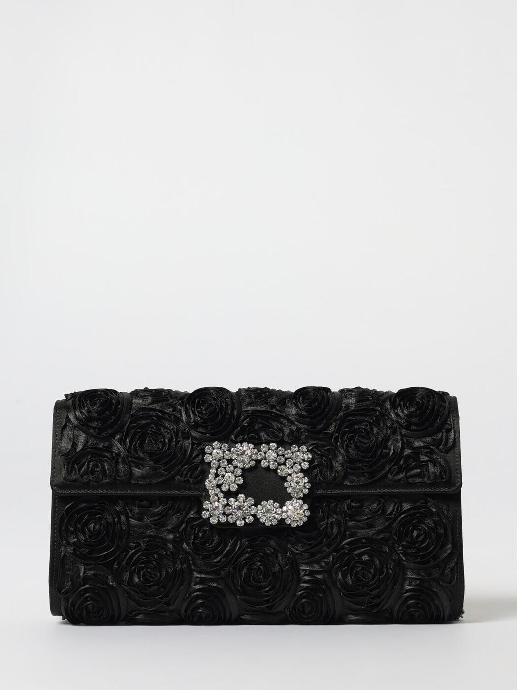 ロジェ ヴィヴィエ ROGER VIVIER クラッチバッグ レディース ブラック Clutch and wristlets bags RBWAMFDN200RS0 Black 関税 送料無料 2025AW gi｜BRANDSHOP「il Tesoro」 180,550円