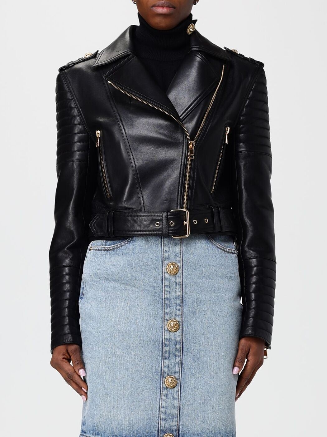 バルマン BALMAIN 背広上衣 背広 上衣 レディース 黒いこと Suit Jackets FF1TD207LC62 関税 貨物輸送無料 2025AW gi