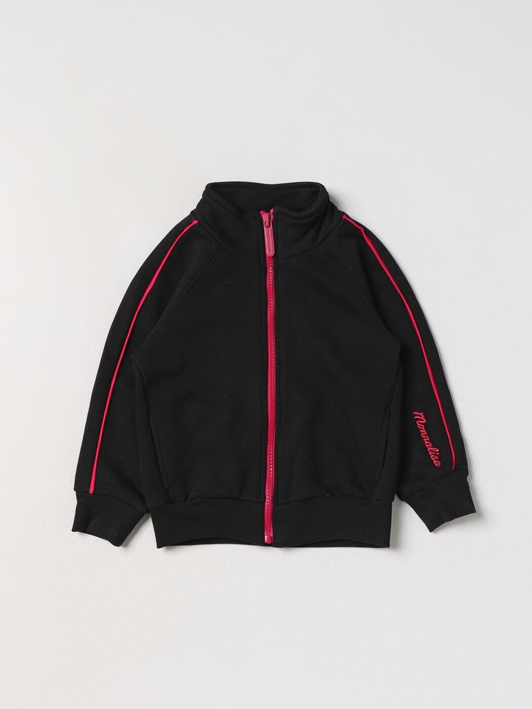 モナリザ MONNALISA クルーネックジャンパー ニットウェア ガールズ ブラック Crew neck jumpers 19B8062097 関税 送料無料 2023AW gi