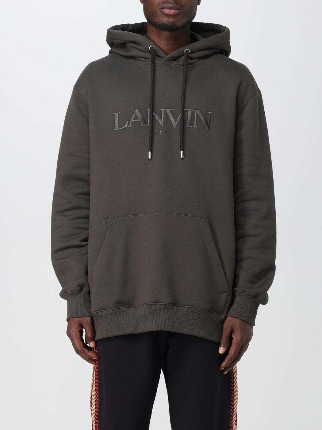 ランバン LANVIN トレイナー 調教師 メンズ 薄墨色 Sweatshirts RMHO0009J210H23 関税 貨物輸送無料 2025AW gi