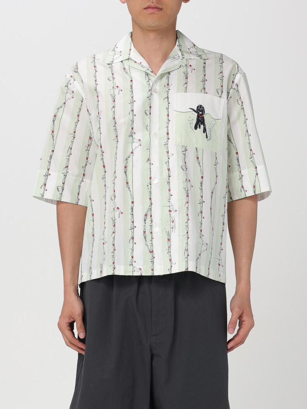 ボッテガ ヴェネタ BOTTEGA VENETA シャツ メンズ ホワイト Shirts 776819V3PX0 White 関税 送料無料 2024SS gi｜BRANDSHOP「il Tesoro」 60,885円