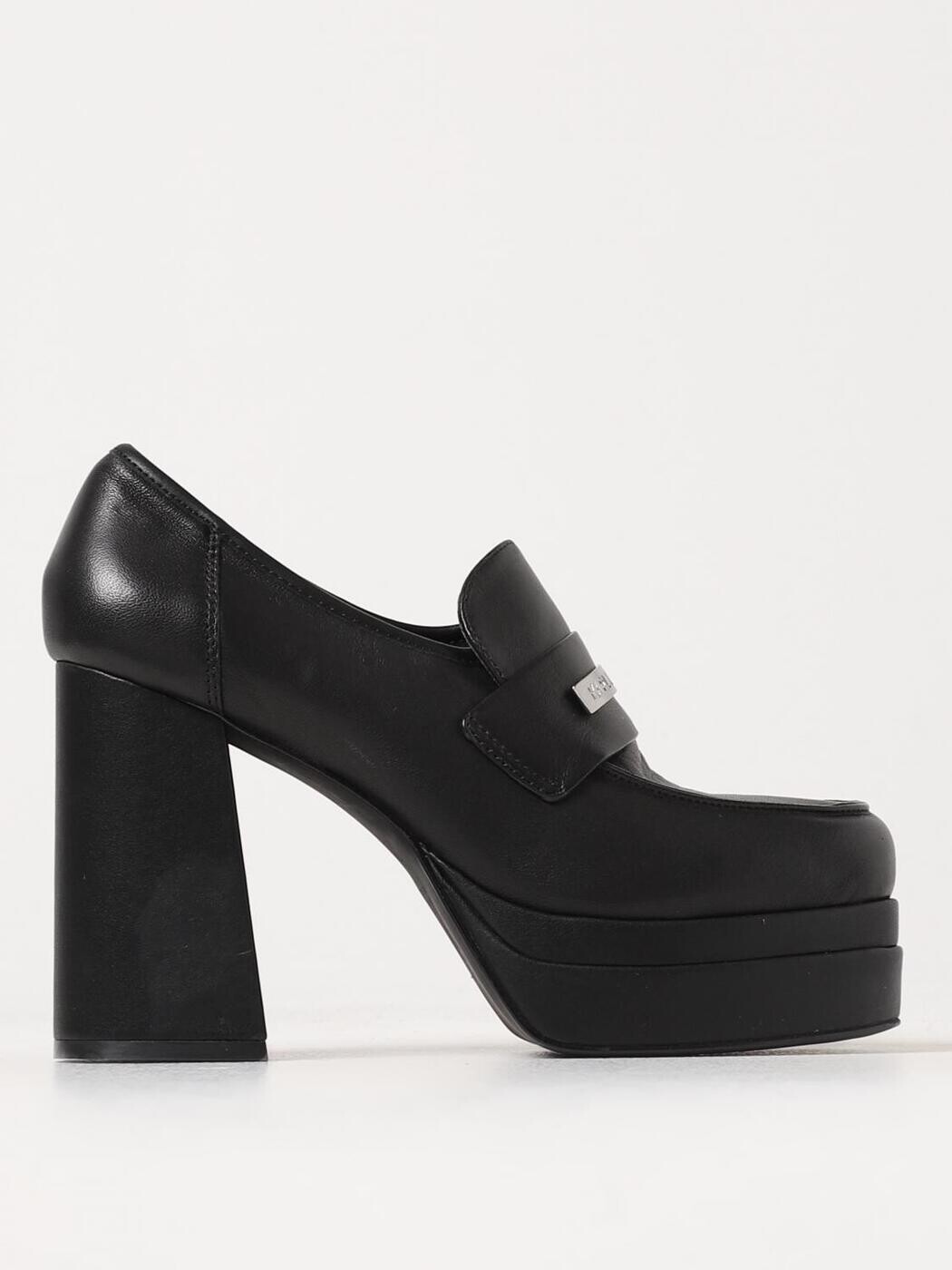 長い巻き毛 ラガーフェルド KARL LAGERFELD ハイヒール パンプス レディース 黒いこと High heels KL30133 関税 貨物輸送無料 2023AW gi