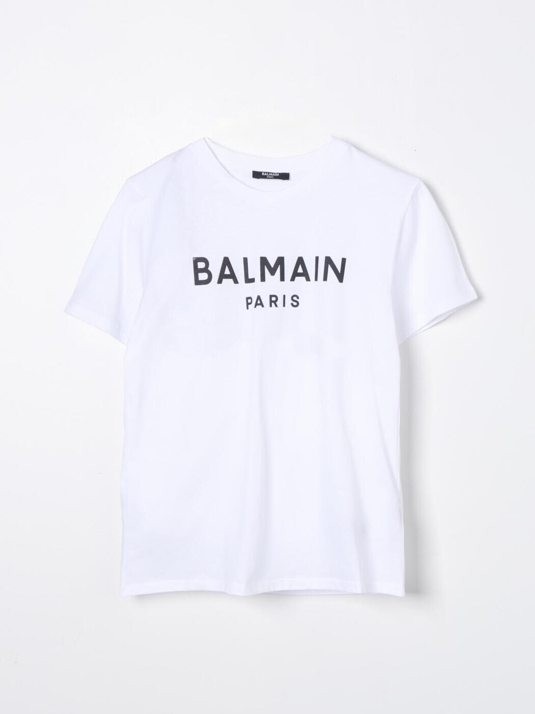 バルマン BALMAIN ロング衣袂ティーシャツ ティーシャツ ガールズ 白いこと Long sleeve t-shirts BT8P41Z0082 関税 貨物輸送無料 2025AW gi