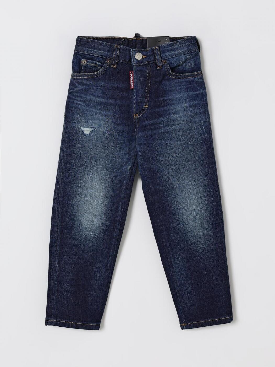 ディースクエアード DSQUARED2 レギュラーフィットジーンズ ジーンズ ボーイズ 青碧 Regular fit jeans DQ2241D0AER 関税 貨物輸送無料 2025AW gi