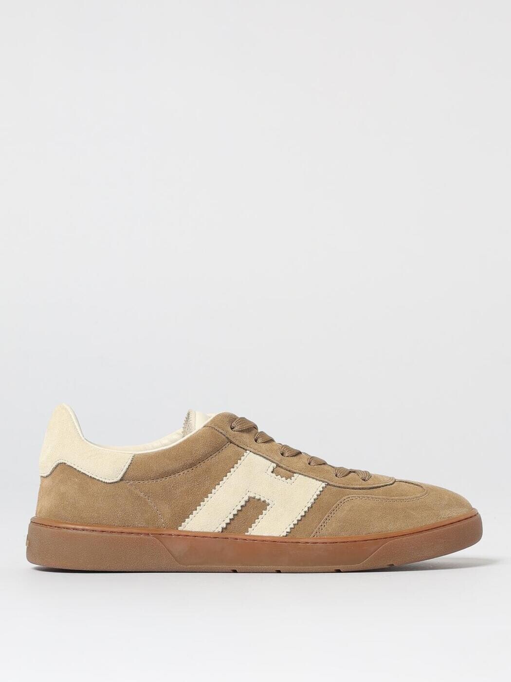 ホー火器 HOGAN スニーカー メンズ ベージュ Sneakers HXM6470FB60PJQ 関税 貨物輸送無料 2025AW gi