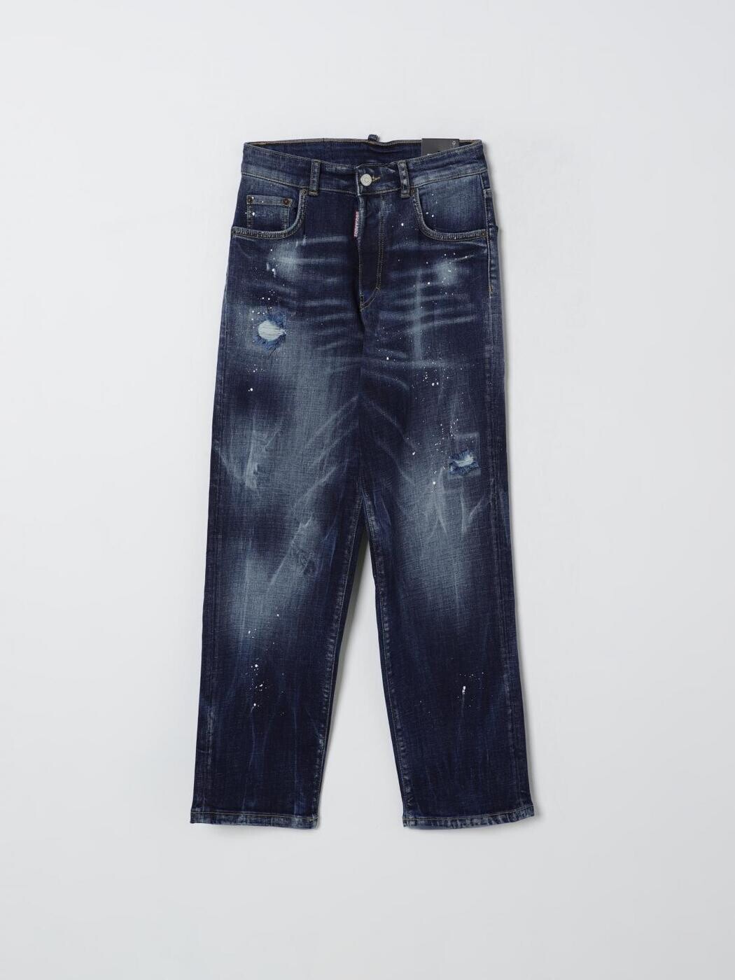 ディースクエアード DSQUARED2 レギュラーフィットジーンズ ジーンズ ボーイズ 青碧 Regular fit jeans DQ3082D0AEJ 関税 貨物輸送無料 2025AW gi