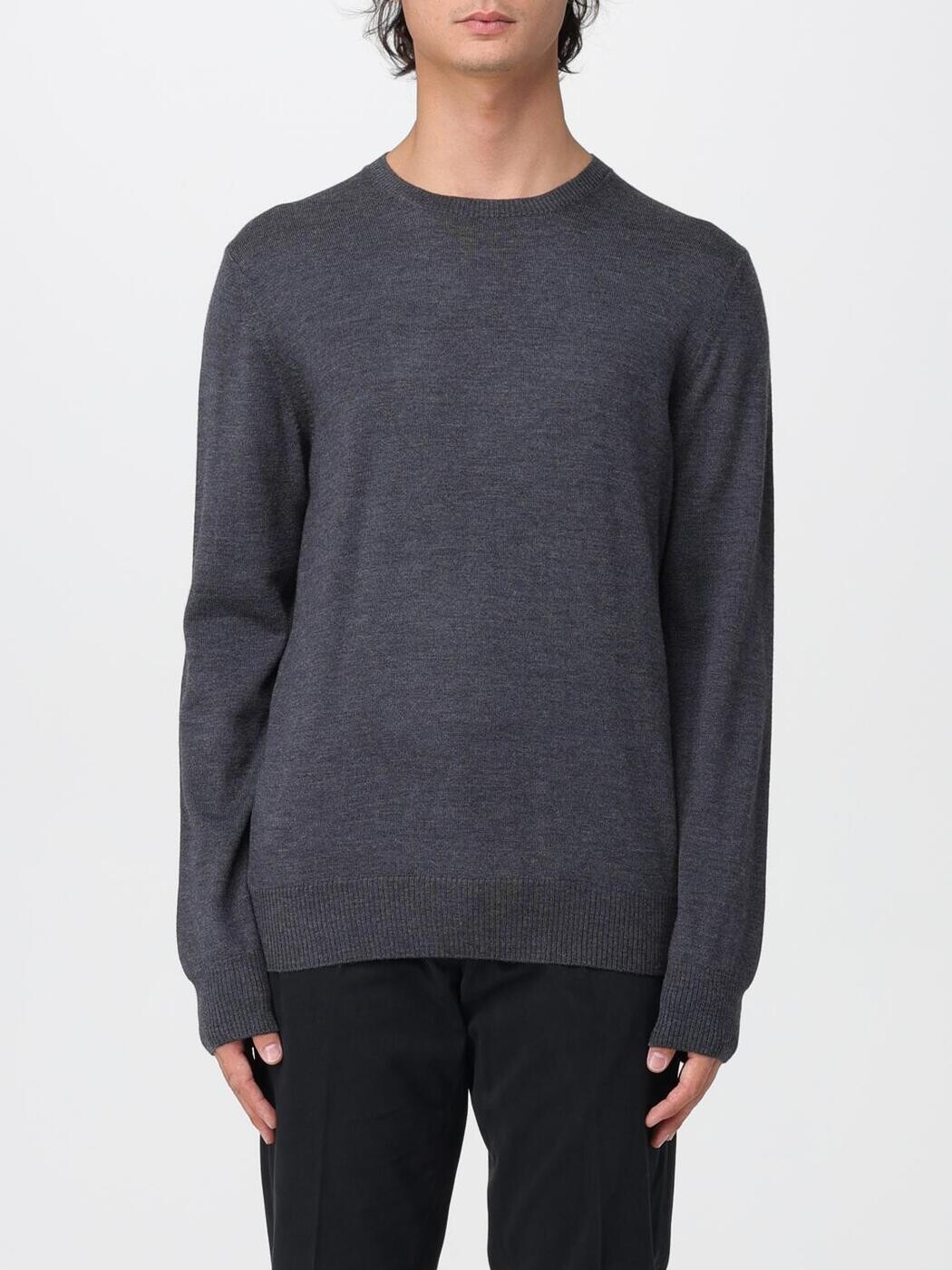 フェイ FAY プルオーバー 編み物御召しもの メンズ Knitwear NMMC1512420CQT Charcoal 関税 貨物輸送無料 2025AW gi
