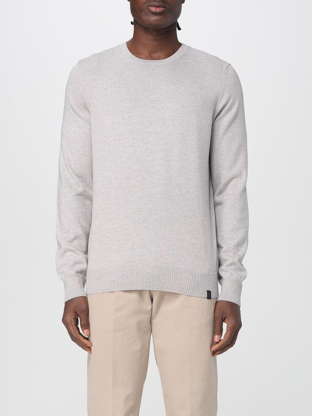 フェイ FAY プルオーバー 編み物御召しもの メンズ Knitwear NMMC1512420CQT Grey 1 関税 貨物輸送無料 2025AW gi